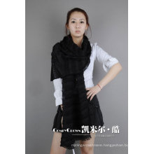 Feather Handicraft Mercerized Wool Scarf